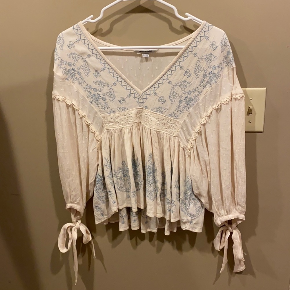 Long sleeve shirt, very breezy good for summer